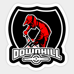 Down Hill Sticker